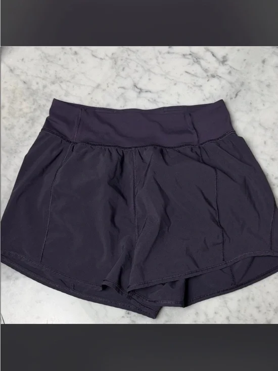 lululemon athletica Deep Plum Athletic Shorts - Picture 2 of 3